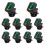 10pcs -500 Digital Clip-on Tuner 360 Rotatable Highly Sensitive for 1
