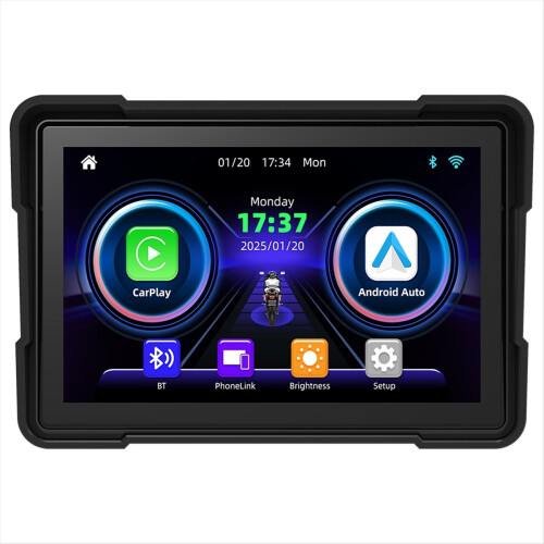 Ασύρματο CarPlay Moto 5 ιντσών φορητό ψηφιακό σύστημα πλοήγησης για μοτοσικλέτα 2