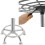 360 Rotating -Paint Rack, 23.6-31.5in Height Adjustable Stable Paint 8