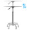 360 Rotating -Paint Rack, 23.6-31.5in Height Adjustable Stable Paint 7
