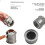 53MM Adjustable Coffee Distributor Anti-Slip Powder Distributor, Needl 6