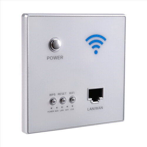 Wall Embedded Wireless WIFI AP Router Socket Outlet Charger WiFi Smart 2