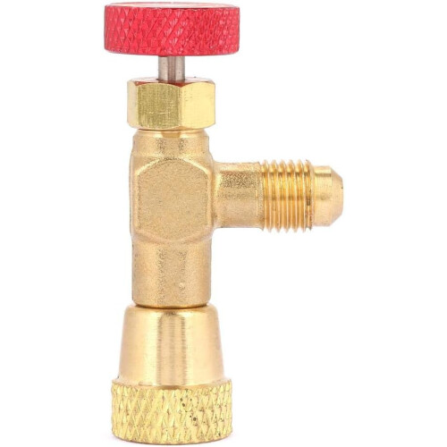 Βαλβίδα πλήρωσης ψυκτικού για συστήματα HVAC, βαλβίδα ελέγχου με παχύ σώμα και 1