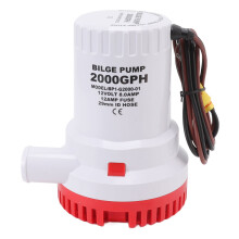 Bomba marítima de alto desempenho, bomba de porão de 2000 GPH, para lagos, piscinas e spas, leve e silenciosa, excelente material plástico, à