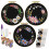 3 Pack Embroidery Kit, Floral - Set for Beginners Include Cloth Hoops 1
