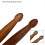 Σετ τυμπάνων Μπαγκέτες τυμπάνου Mahogany 5A Jazz Hammers για παιδιά και αρχάριους 4