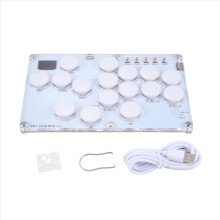 16-Tasten-Joystick-Tastatur-Stick-Controller für //Switch/Steam Fighting Stic