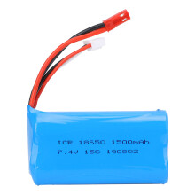7,4V 1500mAh 18650 RC-Batterie für Flugzeuge 15C Blau