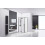 Καμπίνα Ντους Fargo 90x90 Black Mat Χωρίς ντουζιέρα 3