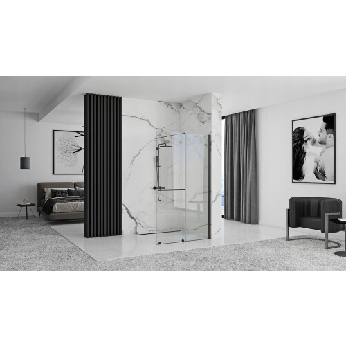Τοίχο Ντους Rea Cortis Black 100 2