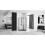 Καμπίνα Ντους Rea Diamond 80x80 Black Mat Με ντουζιέρα Diamond λευκό 9