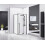 Καμπίνα Ντους Fargo 100x80 Black Mat Χωρίς ντουζιέρα 2