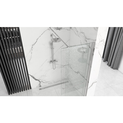 Rea Cortis Τοιχος Ντους Chrome 100 Cm 1