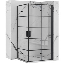 Zuhanykabin Rea Molier Black Double 80x80