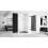 Καμπίνα Ντους Rea Diamond 80x80 Black Mat Χωρίς ντουζιέρα 8