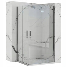 Zuhanykabin Rea Molier Chrome Double 80x90