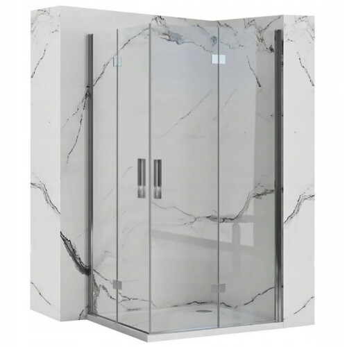 Zuhanykabin Rea Molier Chrome Double 80x90