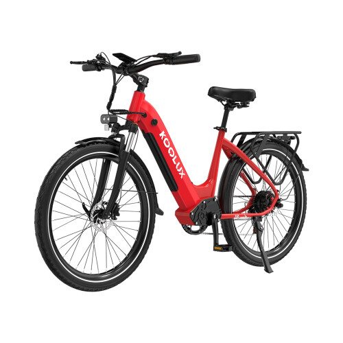 KOOLUX X2 26''electric bicycle, 13.5AH battery，Red