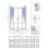 Καμπίνα Ντους Rea Look Chrome 80x80 Χωρίς ντουζιέρα 6
