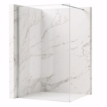 Zuhanyfal Rea Flexi Transparent / Chrome 140