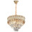 Κρεμαστό Φωτιστικό Με Κρύσταλλα G047-cp 40cm Gold 1