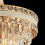 Κρεμαστό Φωτιστικό Με Κρύσταλλα G047-cp 40cm Gold 5