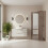 Καμπίνα Ντους Rea Diamond 90x90 Copper Brush Με ντουζιέρα Diamond μαύρη 4