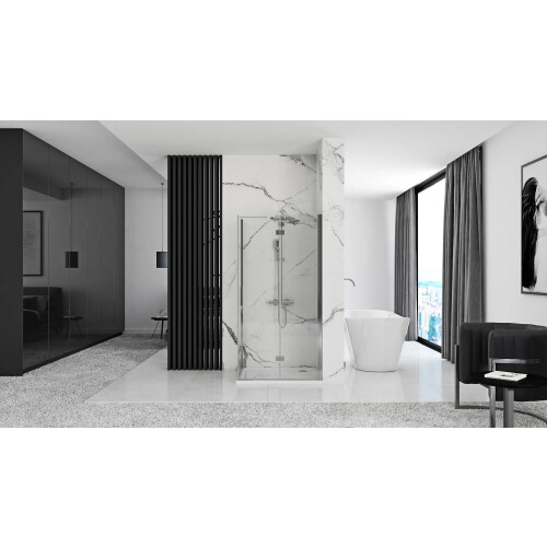 Καμπίνα Ντους Rea Molière Chrome 90x80 1