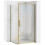 Zuhanykabin Rea Rapid Swing Brush Gold 90x90 1