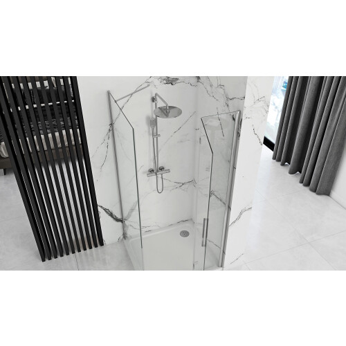 Καμπίνα Ντους Rea Molière Chrome 100x80 2