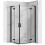 Zuhanykabin Rea Hugo Double Black 90x90 1