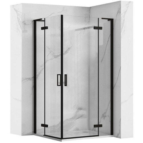 Zuhanykabin Rea Hugo Double Black 90x90