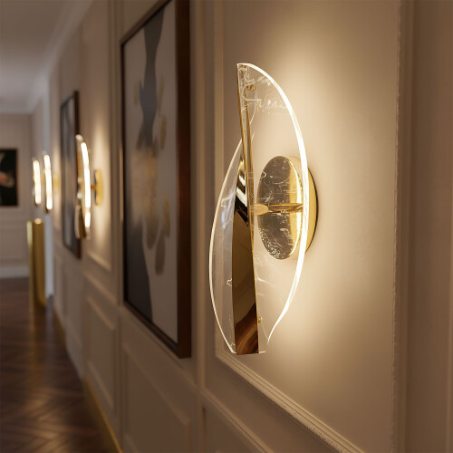 Φωτιστικό Τοίχου Led G128-w Gold 1