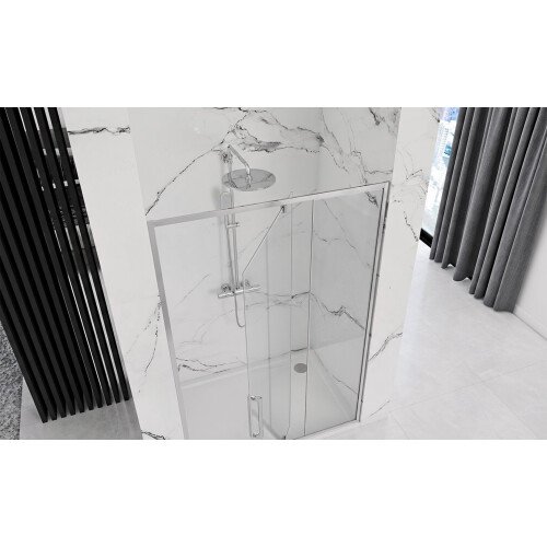 Πόρτα Ντουζιέρας Rea Rapid Swing Chrome 120 2