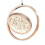 Κρυστάλλινο Κρεμαστό Φωτιστικό Lhj106-1cp Light Rose Gold 2