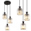 Κρεμαστό Φωτιστικό Ebt025-3cp Black 1