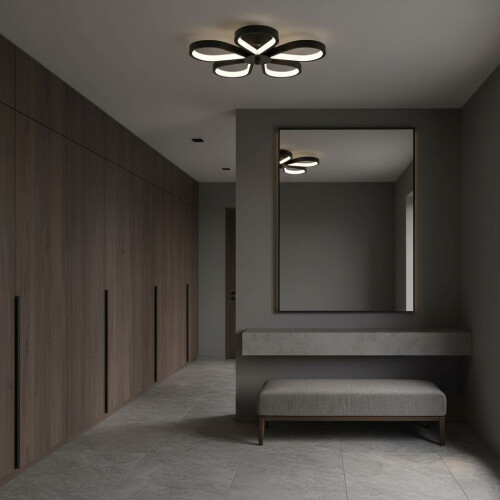 Φωτιστικό Τοίχου Lhj075-c Black/white Led 2