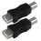 2x adapter USB typu A żeński na USB typu B męski 1