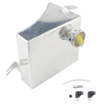 Koelvloeistofreservoir van 1,5 liter, aluminium, overloopreservoir voor 240SX S13 SR20DET KA24DE 1989-1994