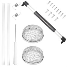 RV Screen Door Crossbar Handle+RV Furnace Vent Screen Kit, for RV Motorhome, , Travel Trailer