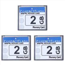 3X Professionelt 2GB Compact Flash-hukommelseskort til kamera, reklamemaskine, industrielt computerkort