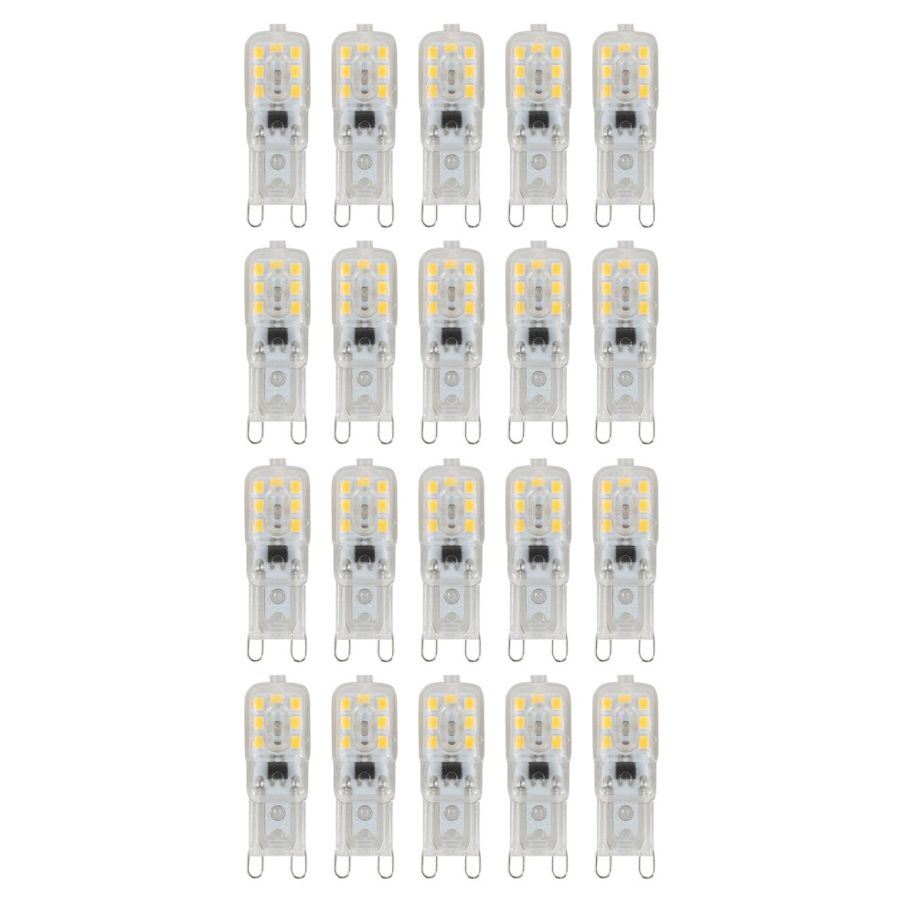 20 X G9 5W Led Dimmable Capsule Bulb Replace Lamps Ac220-240V, Warm Light/White