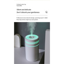 Portable 250Ml Air Humidifier Aromatherapy Humidificador for Home Car USB Sprayer with LED Color Night Lamp Purifier-C