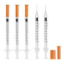 Disposable Sterile Syringe 1Cc 30Ga 1/2 Inch Needle,Individual Package (30Pcs)