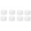 16 Pack Round Tablecloth, 84 Inch White Disposable Table Covers PEVA Waterproof Plastic Tablecloths (White) 3
