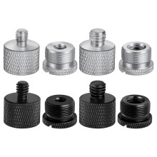 Adaptateur pour pied de micro, 8 pièces, 5/8 femelle vers 3/8 mâle, pour trépied d'appareil photo