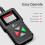Carte de diagnostic OBD2 YA101 pour la lecture des codes défauts moteur (multilingue). 6