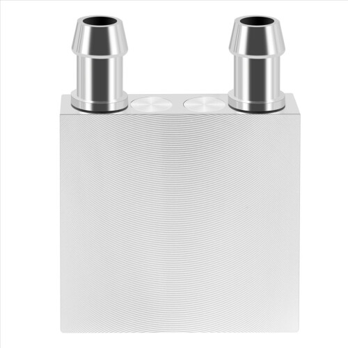 Aluminium vandkølerblok 40X40X12mm køler til computer CPU radiator 2