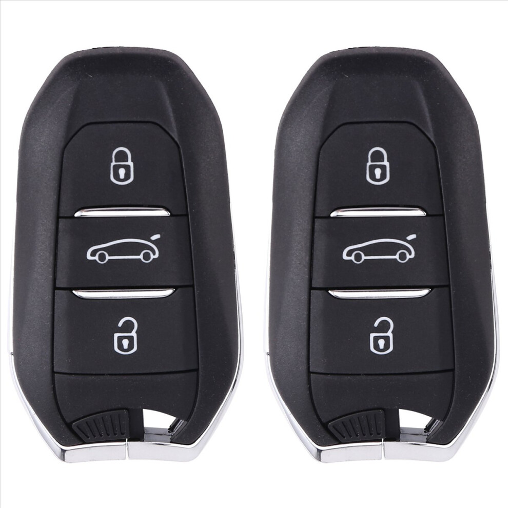2Pcs For 307 3008 508 5008 For C3 C4 For Hu83 4A Chip 433Mhz Smart Remote Car Key 4853466384896