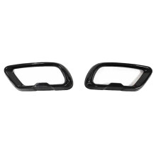 Car Tail Muffler Exhaust Pipe Cover Trim Exhaust Tailpipe Trim for X5 X6 X7 G05 G06 G07 2019-2024